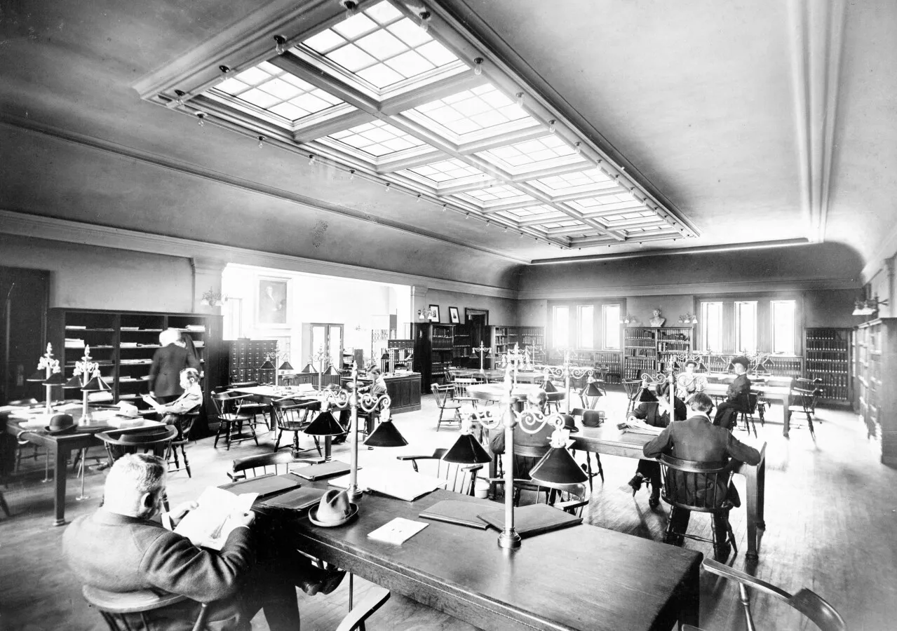 Reference reading room before alterations
