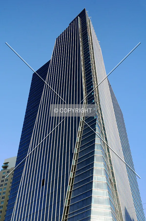 Looking up from the south