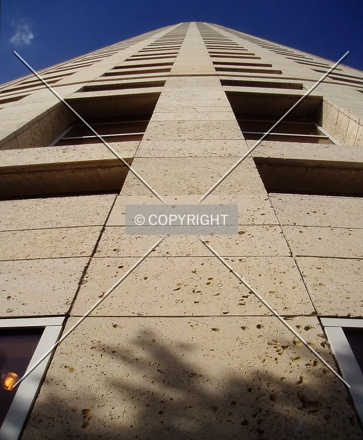 Looking directly up the west side