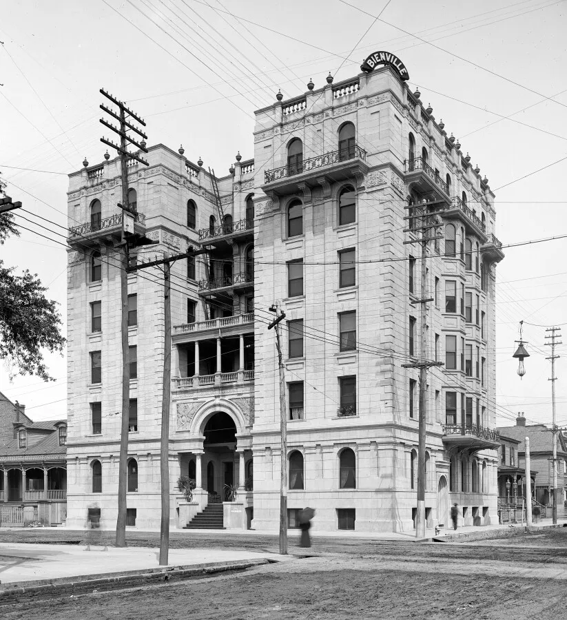 View from the southeast
