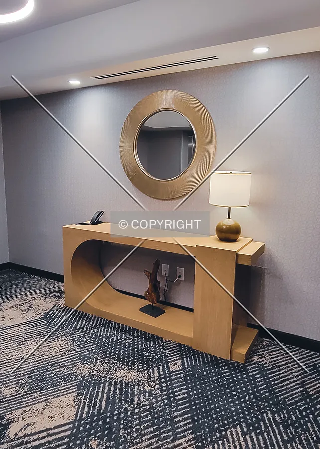 Third floor elevator lobby; November 9, 2021
