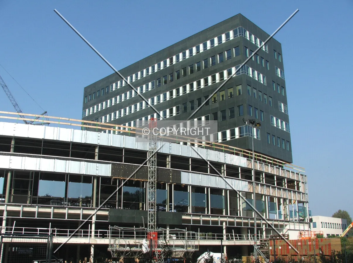 Lower parts of the complex under construction