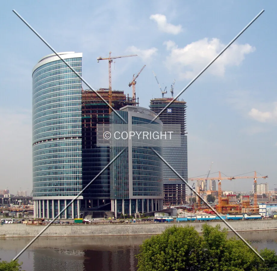 Southern view from across Moskva River