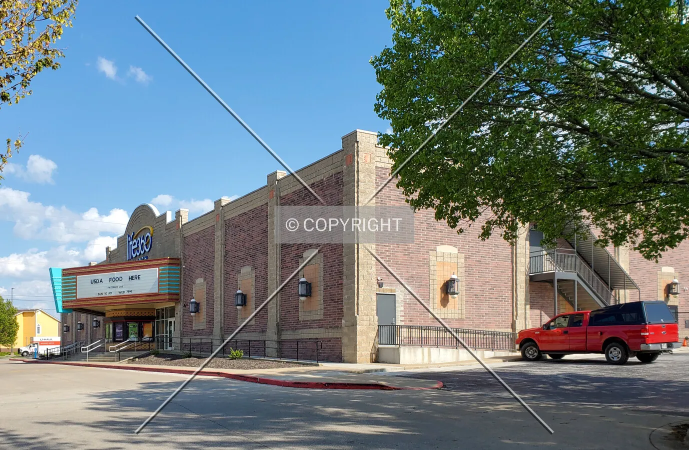 Northwest view; April 15, 2020