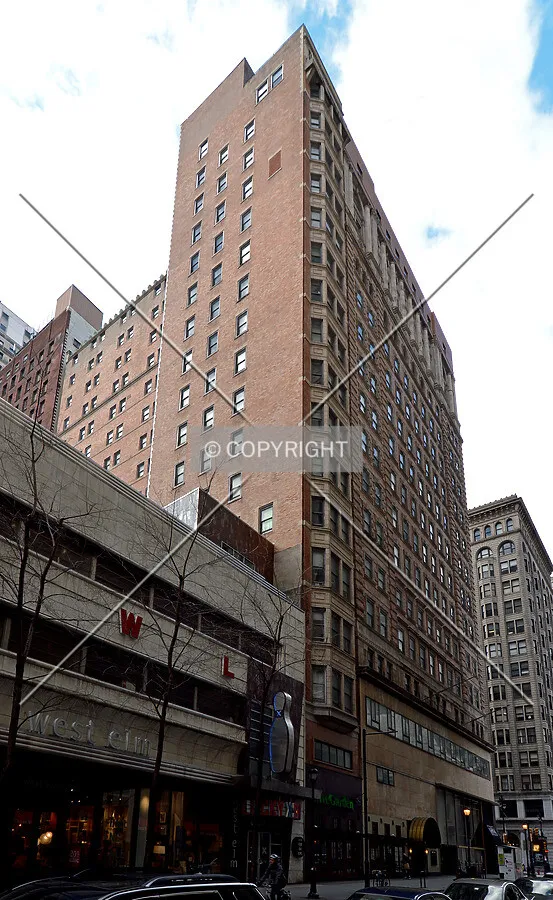 View from the northeast on Chestnut Street
