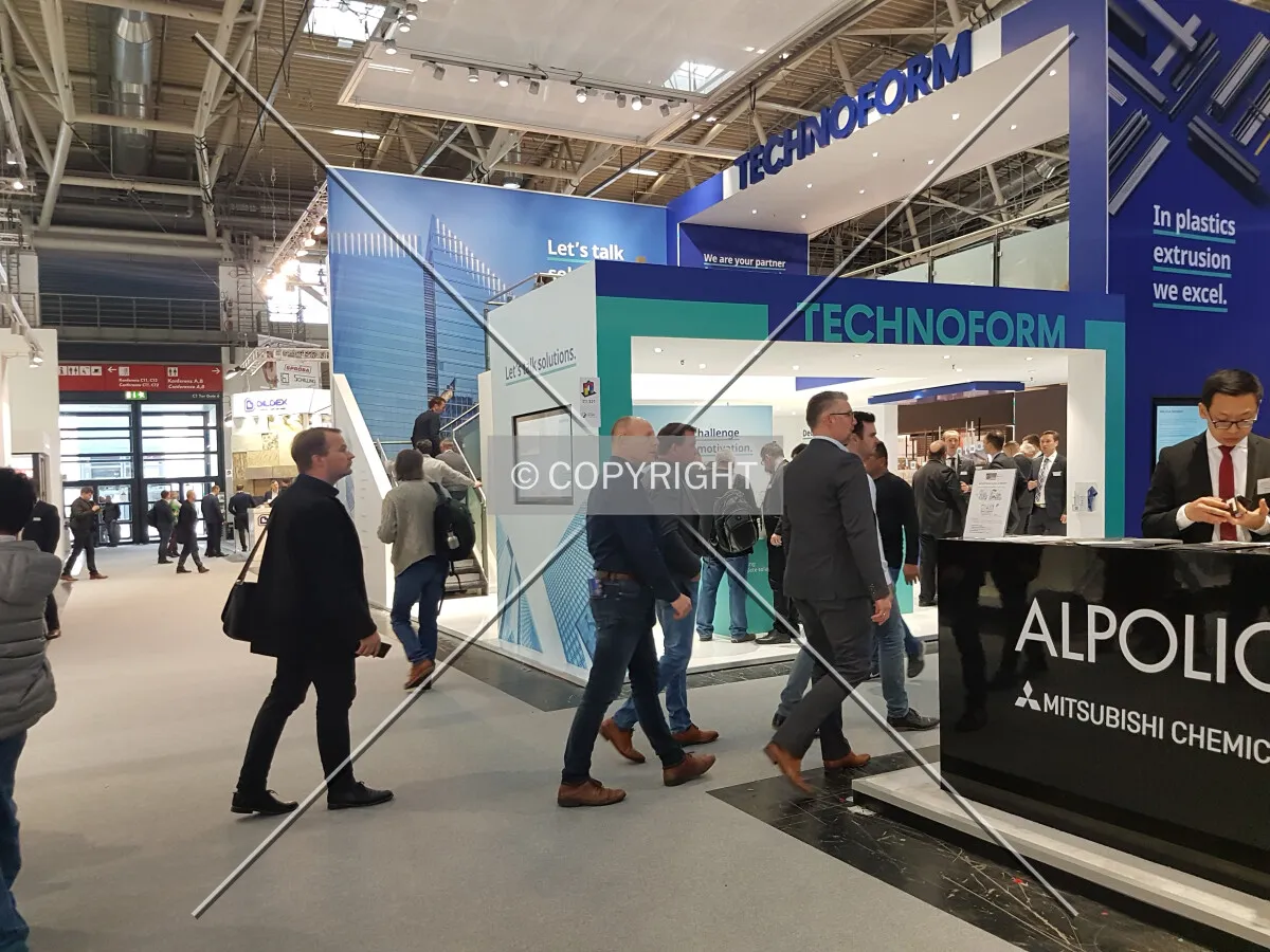 Messe München - BAU 2019 exhibition - Technoform booth