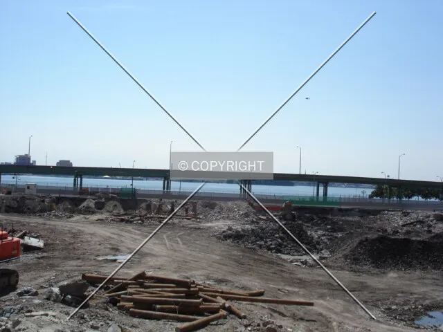 Looking east across this huge site