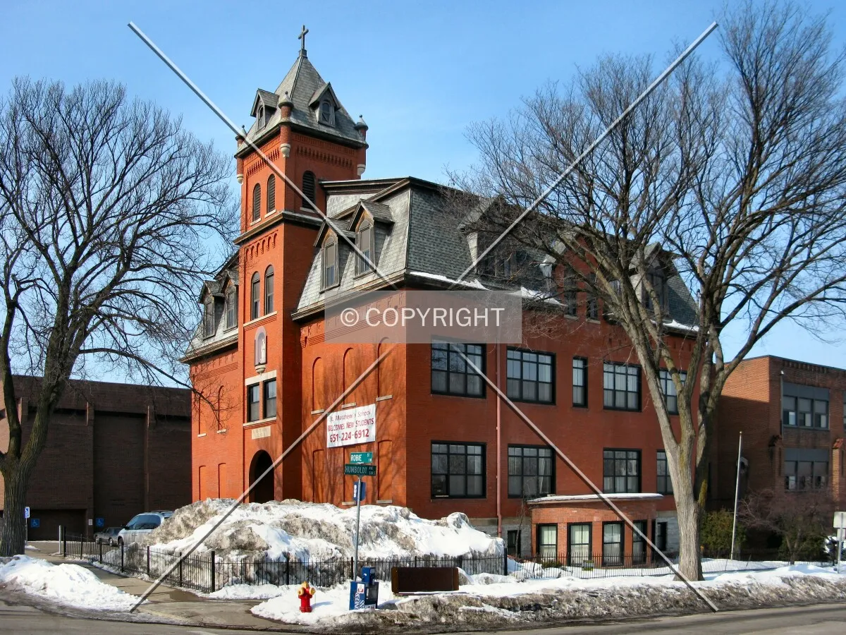 View to the northwest from Robie Street