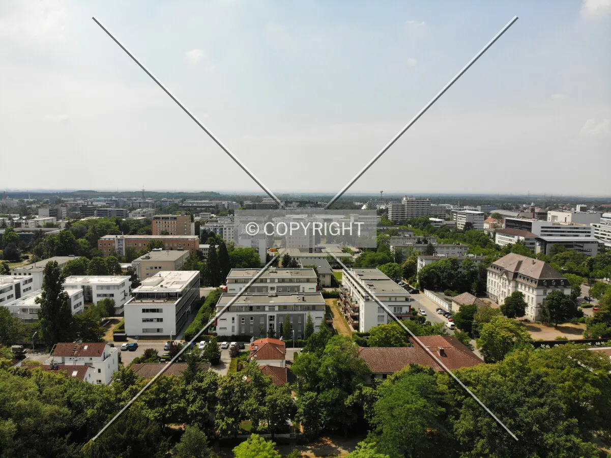View over Darmstadt - Panorama