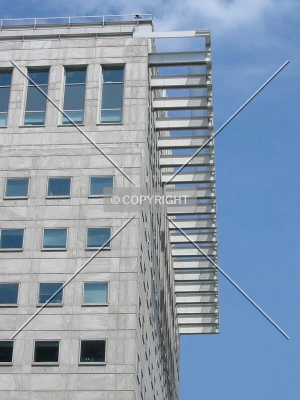 Detailed view of the eastern facade
