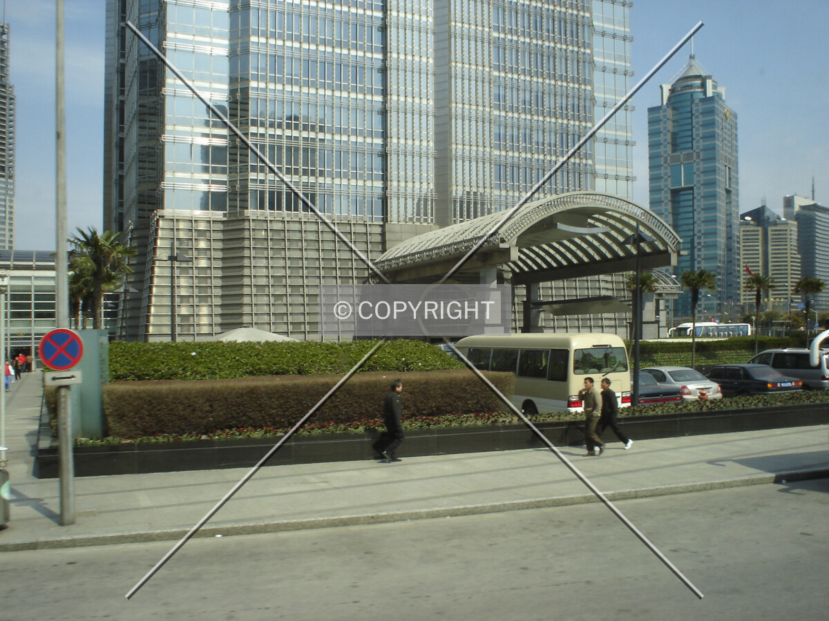 Main entrance of Jin Mao Tower