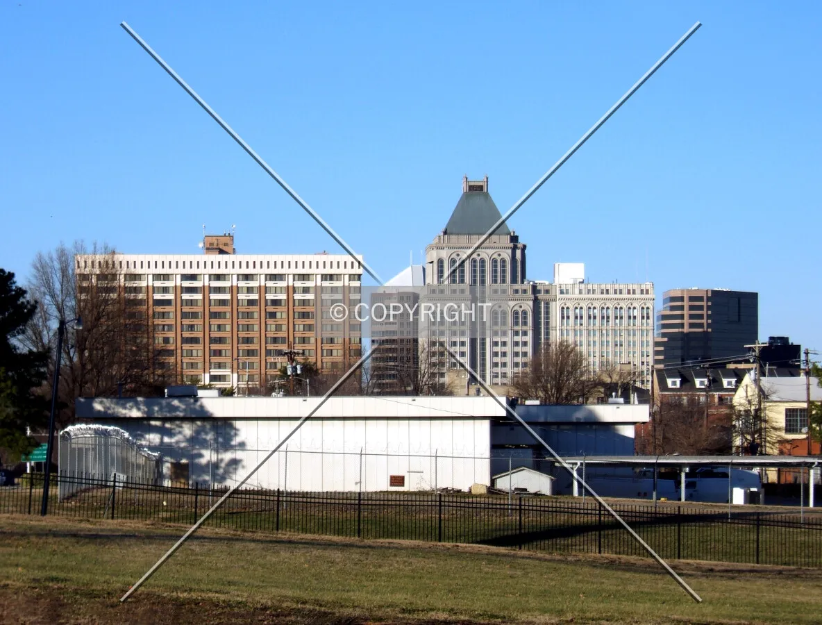 Downtown from the south