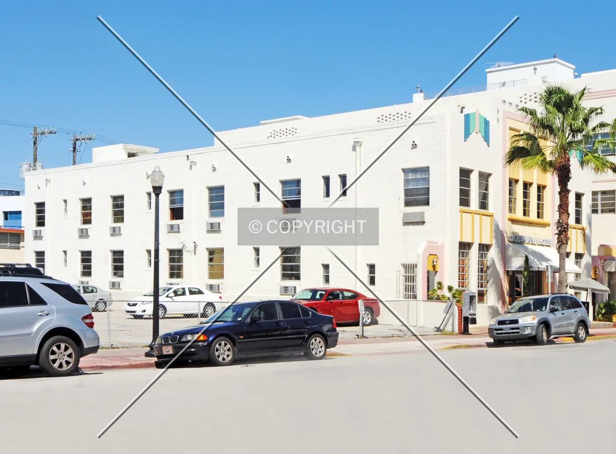 View from the southeast along Ocean Drive