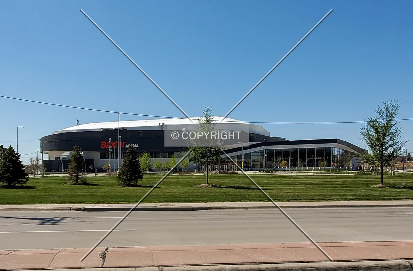 Northeast view; April 23, 2020