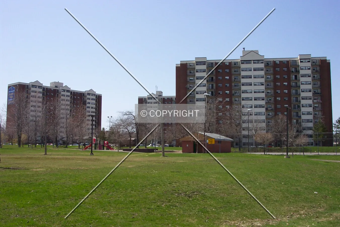 View from Southvale Crescent, facing northwest