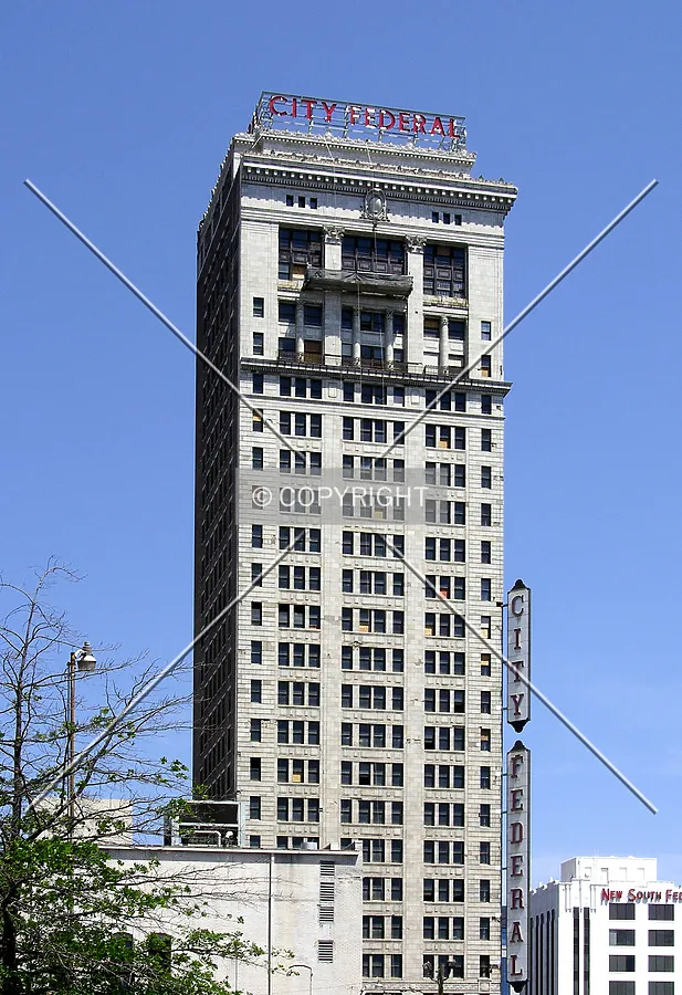 Looking northeast from 1st Avenue North