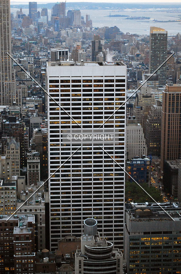 Late afternoon view from Top of the Rock