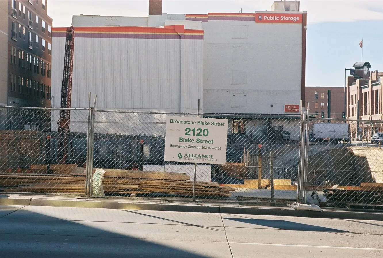 Looking southwest