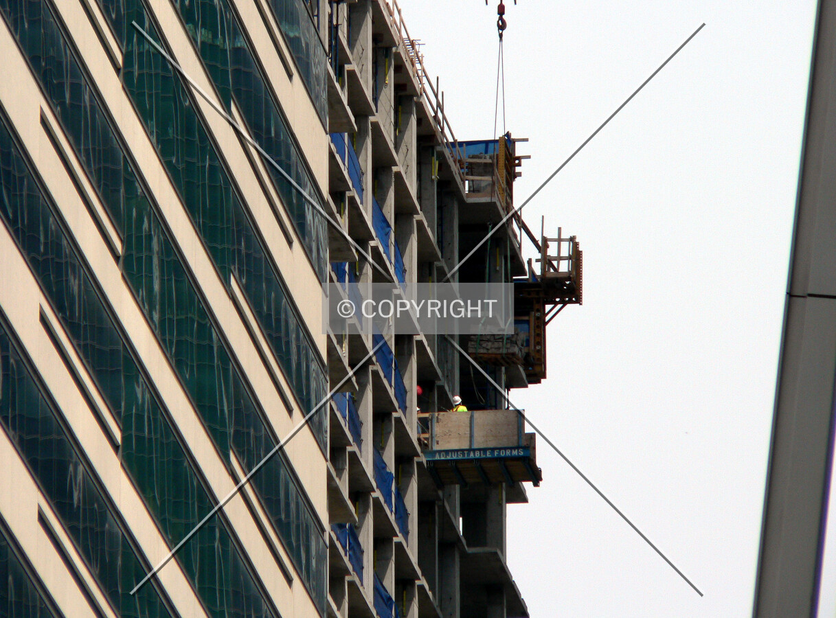 Removing material from the structure