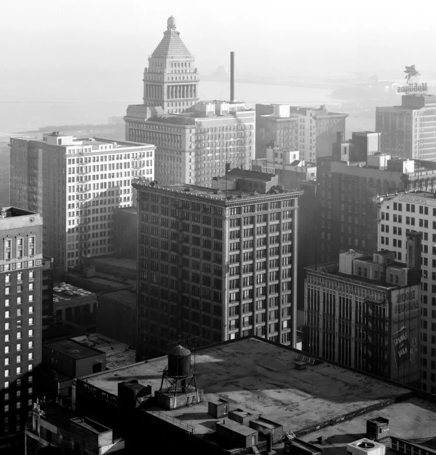 View from the northwest dated November-December 1960