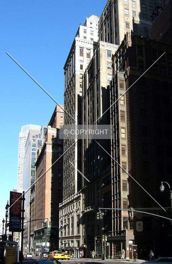 View from the southwest along Madison Avenue