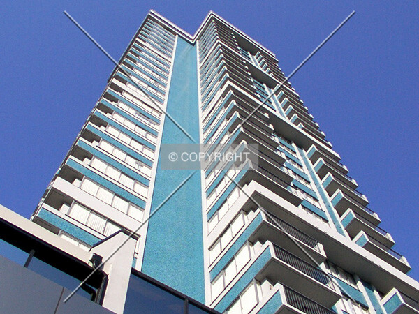 Looking up at the tower