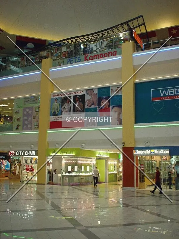 The shopping centre