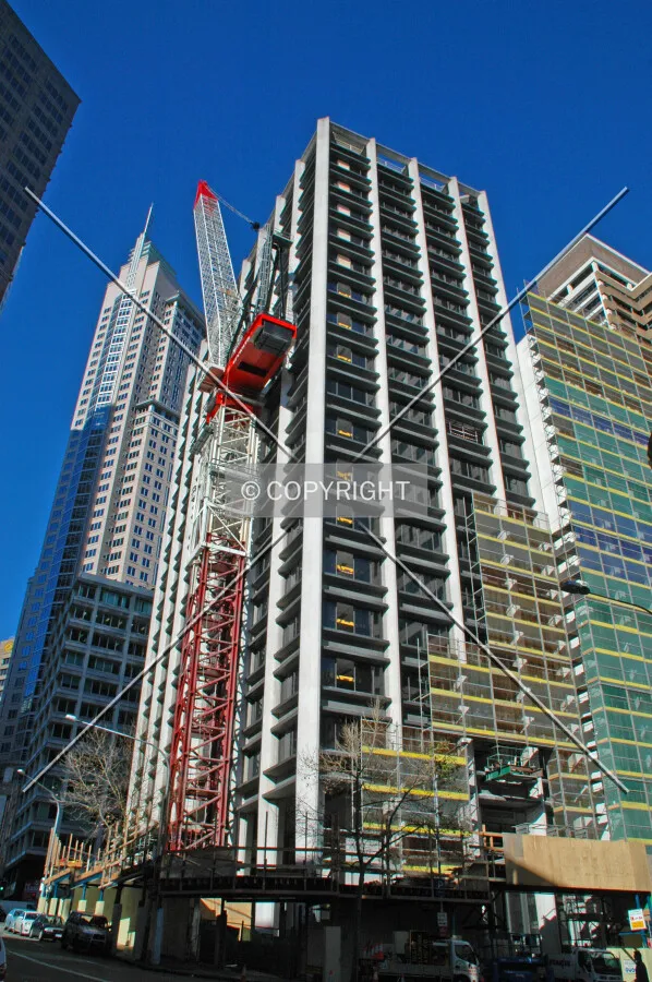 Looking up from Bent Street
