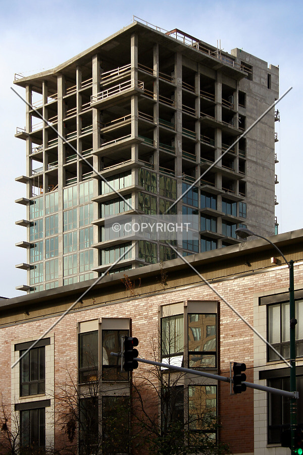 Upper floors viewed from the southeast