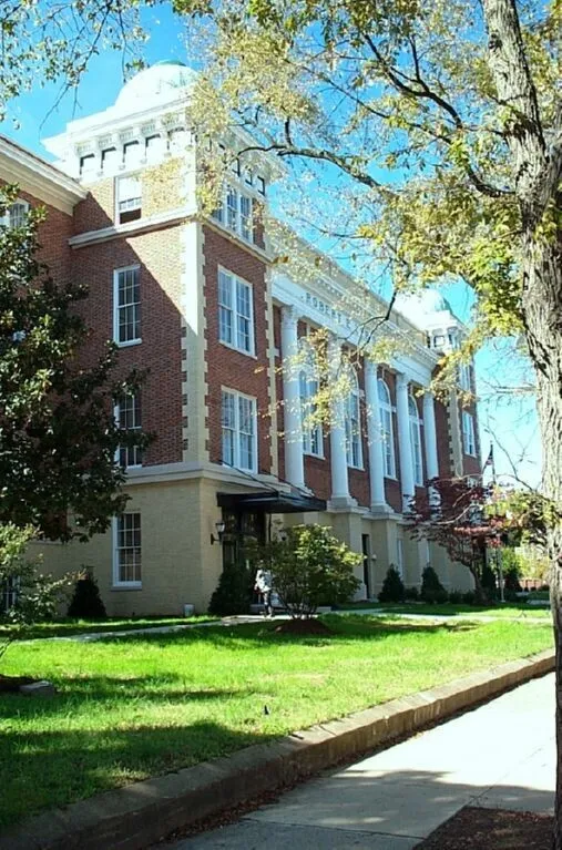 View from the southeast