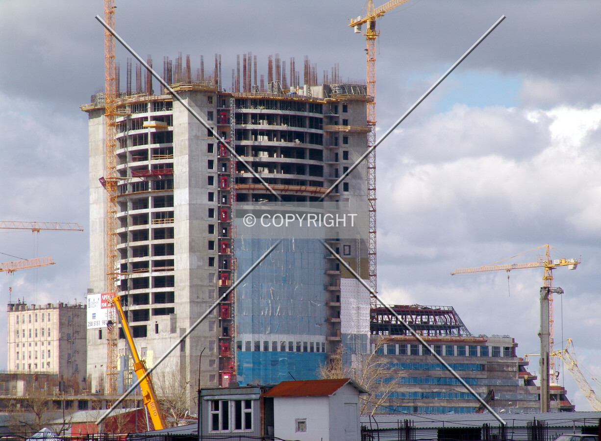 Distant view from Krasnopresnenskaya Embankment