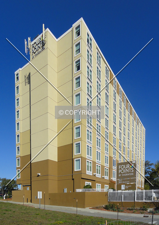 From Beach Boulevard to the southwest