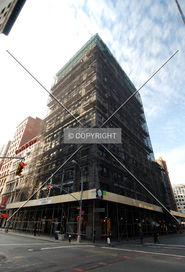 Looking up from Broadway