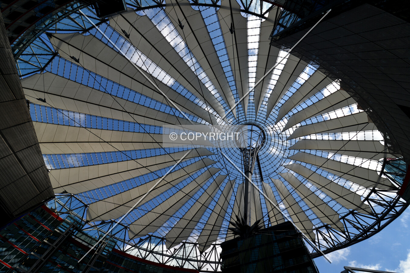 View looking up