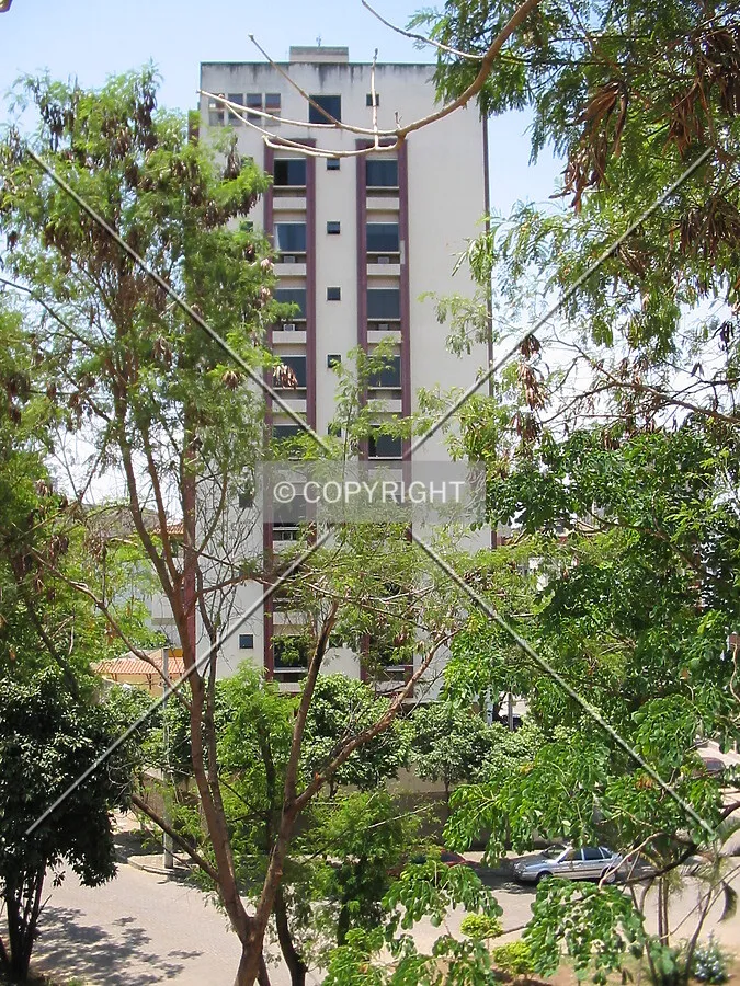 Seen from a plaza nearby