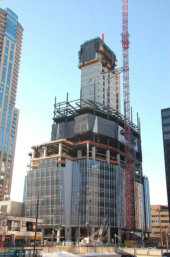 View from the east