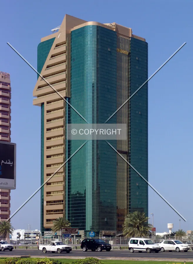 View from across Sheikh Zayed Road