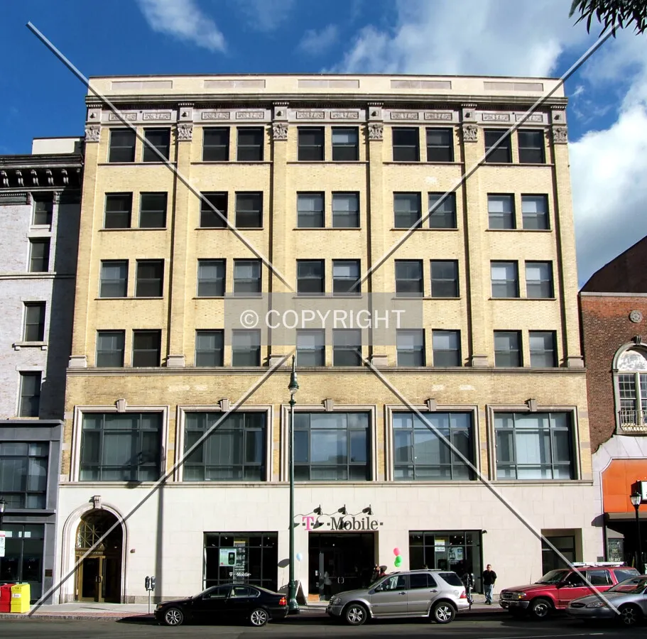 View from the northwest across Church Street