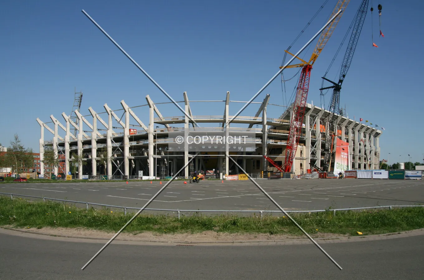 View from the west