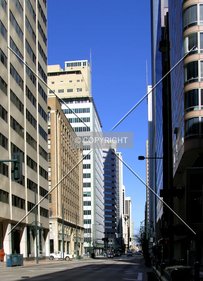 Looking west from Tremont Place