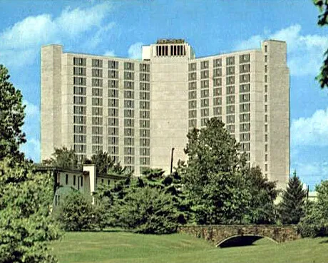Vintage view from the southwest