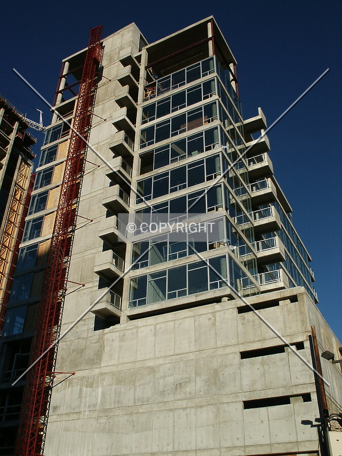 Looking up the west side