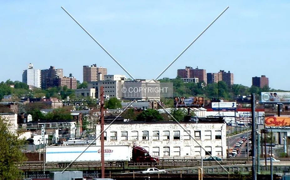 Mount Prospect Avenue highrises from the south