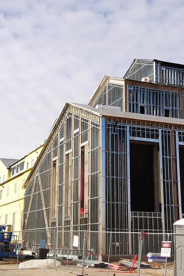 View from the southeast