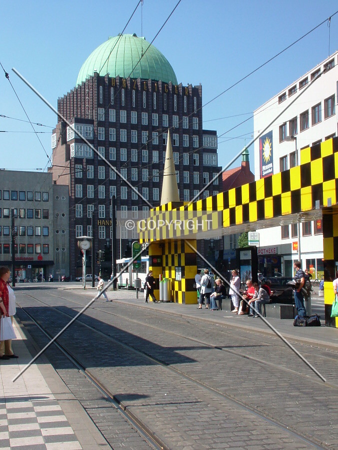 As seen from Kurt-Schumacher-Strasse