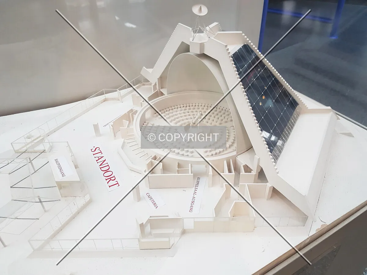 Model of the Mannheim planetarium