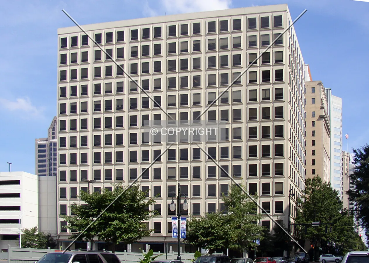 Looking north from South Tryon Street