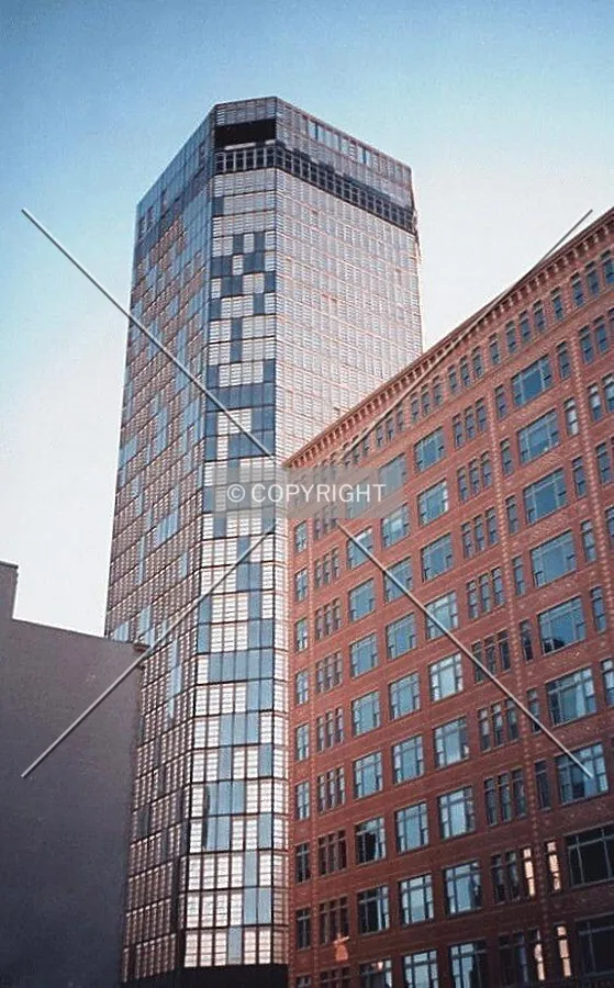 View with the Bank One Building in the foreground