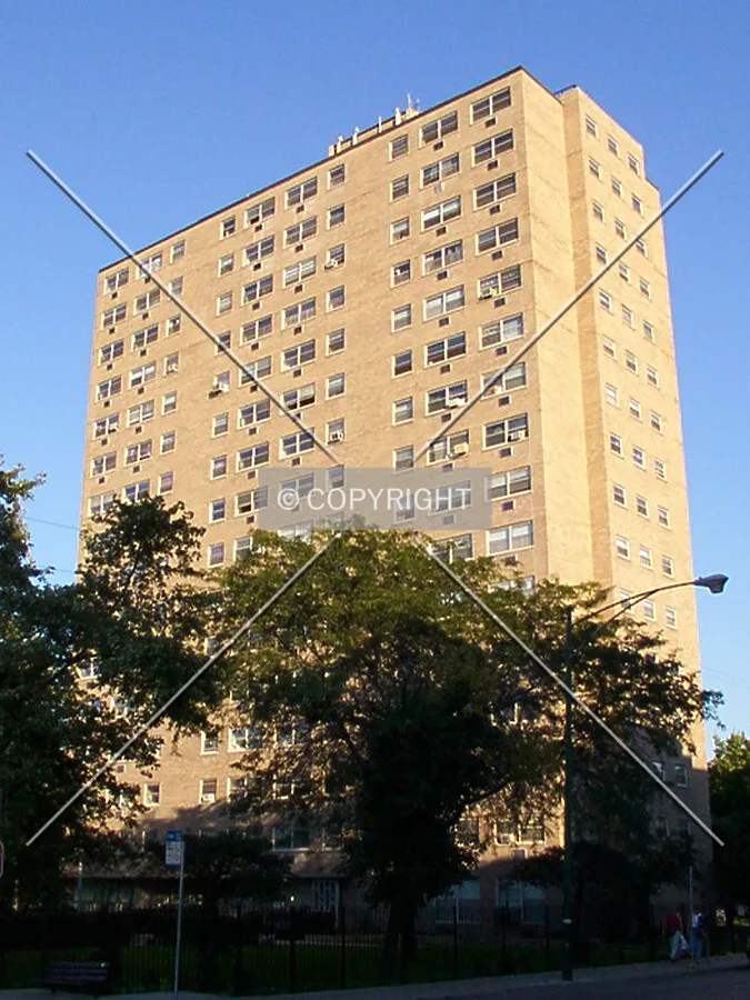Northwest façade