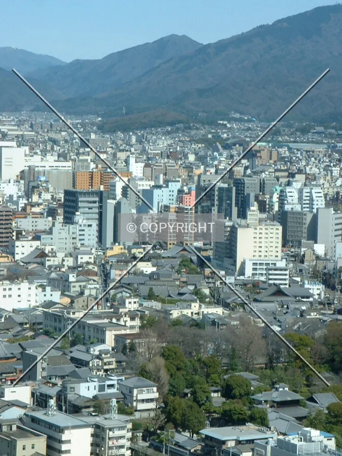 Looking northeast from Kyoto Tower